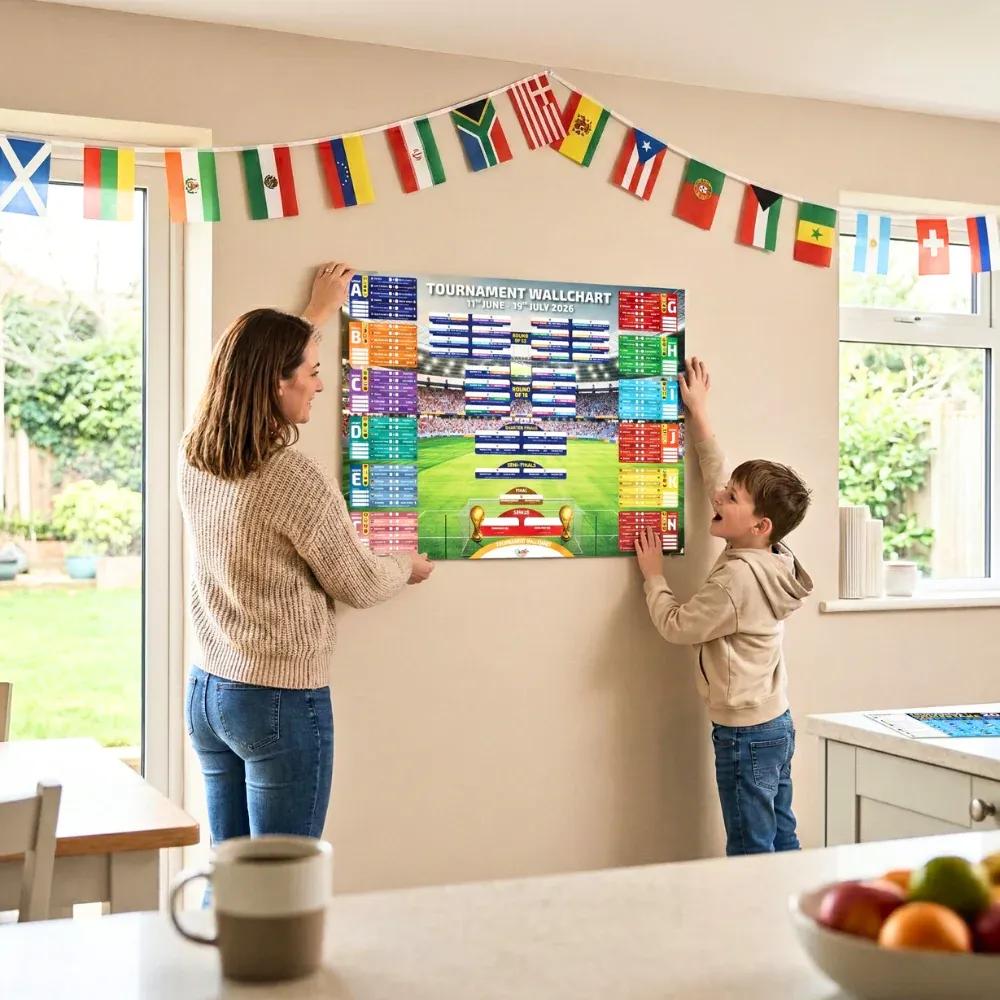 2026 World Cup Wallchart