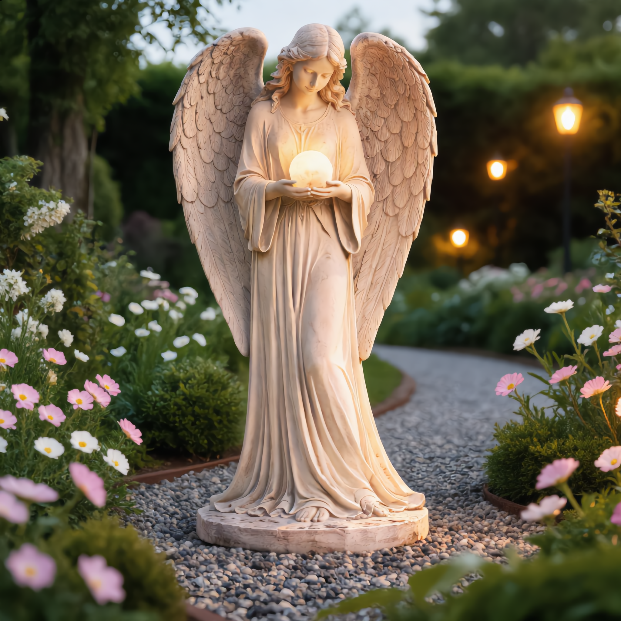 🎉Last Day 50% OFF👼Solar-Powered Angel Light