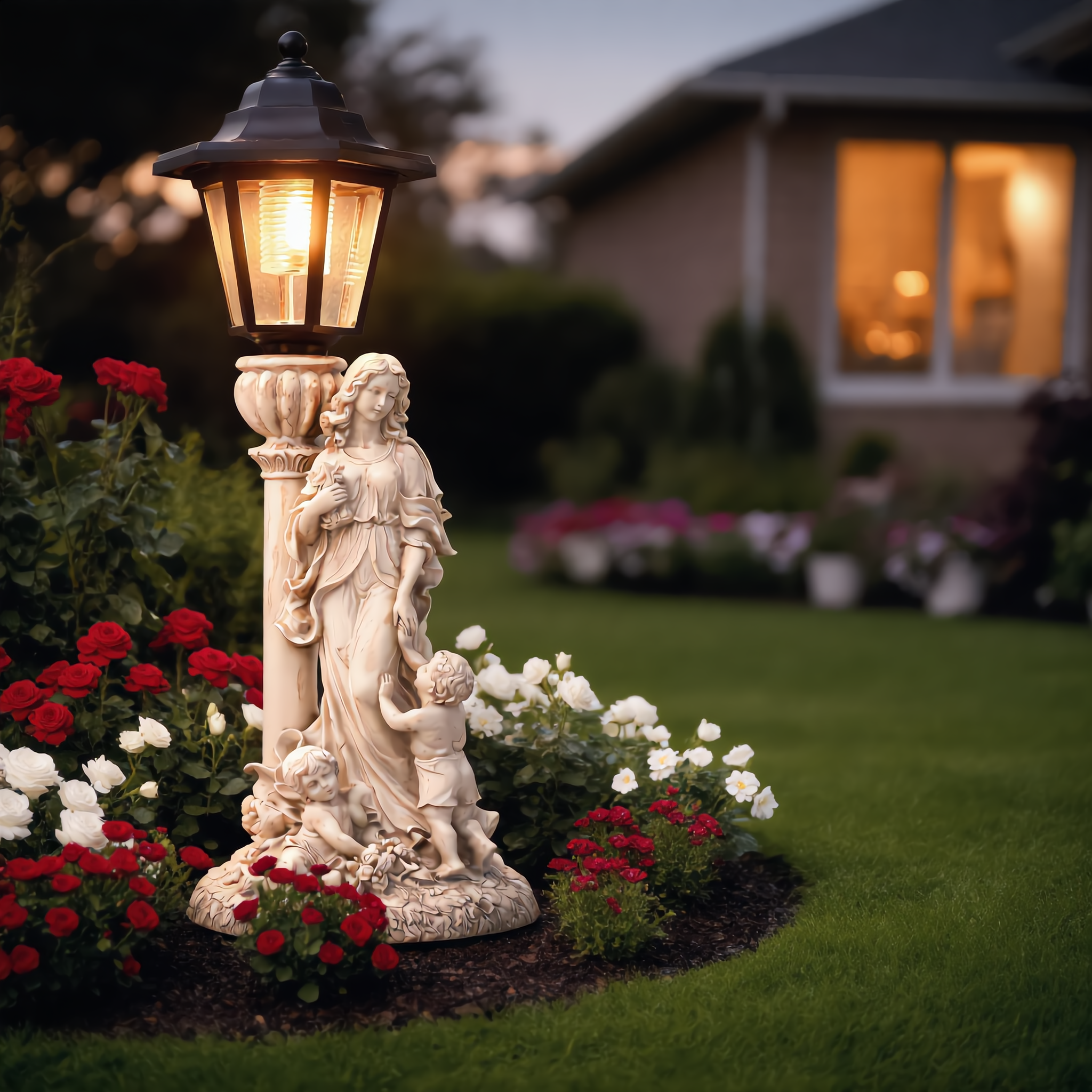 🎉Last Day 50% OFF👼Vintage Garden Statue Lamp