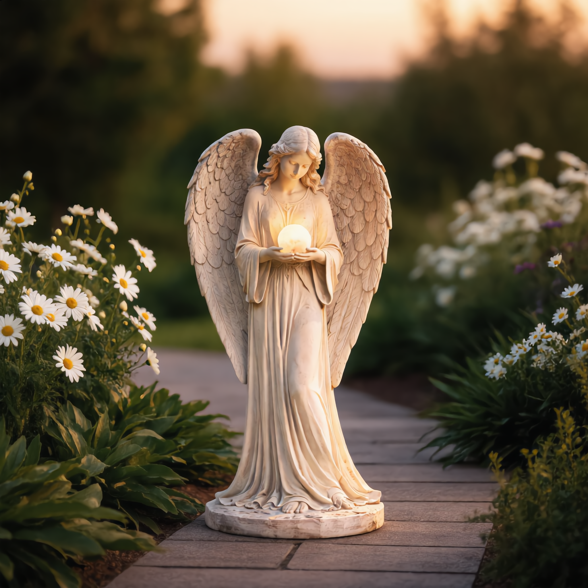 🎉Last Day 50% OFF👼Solar-Powered Angel Light