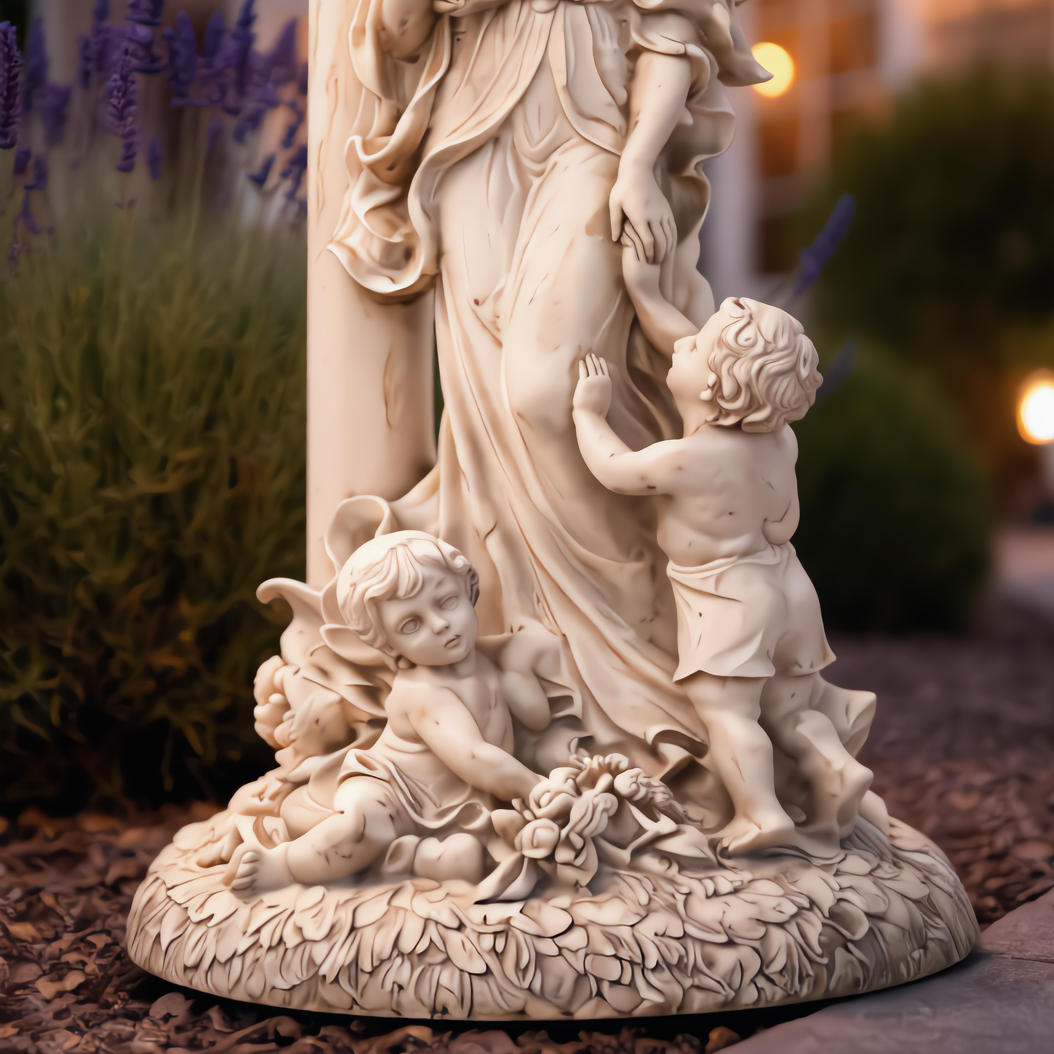 🎉Last Day 50% OFF👼Vintage Garden Statue Lamp