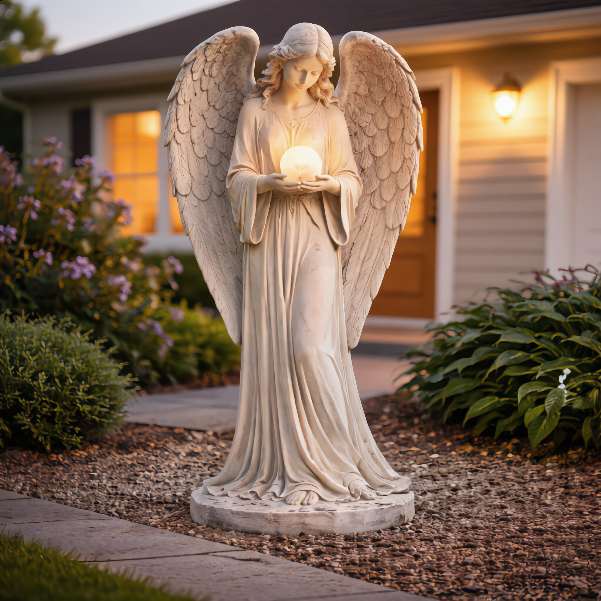 🎉Last Day 50% OFF👼Solar-Powered Angel Light