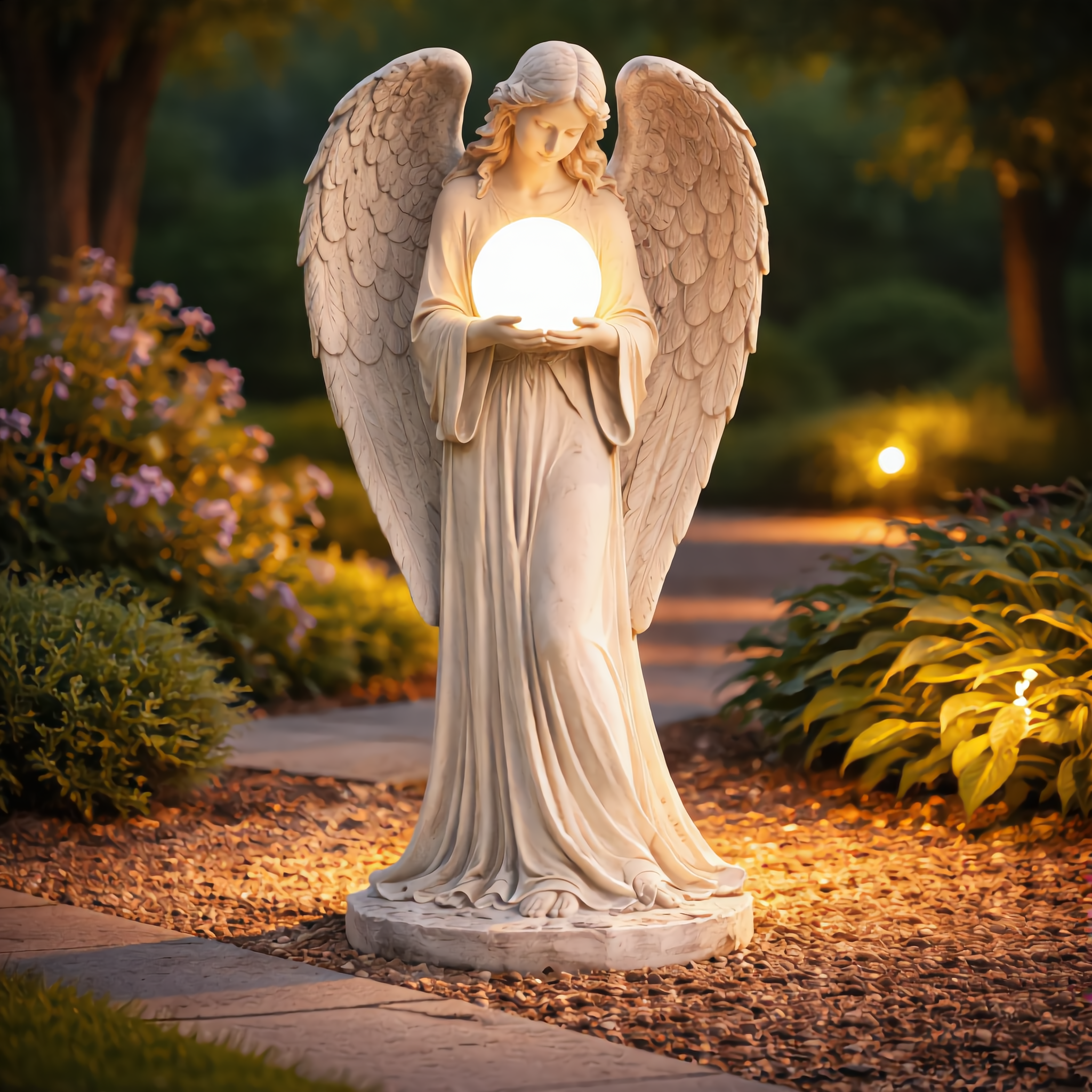 🎉Last Day 50% OFF👼Solar-Powered Angel Light