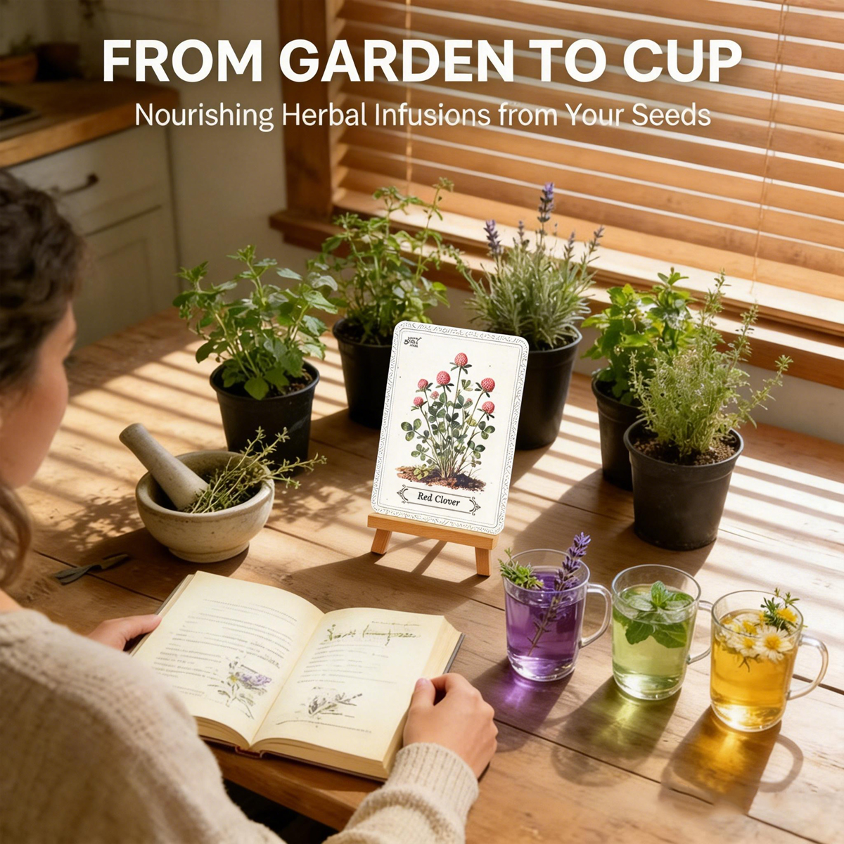 🌱Plantable Herbal Seed Cards — Grow Your Own Home Apothecary