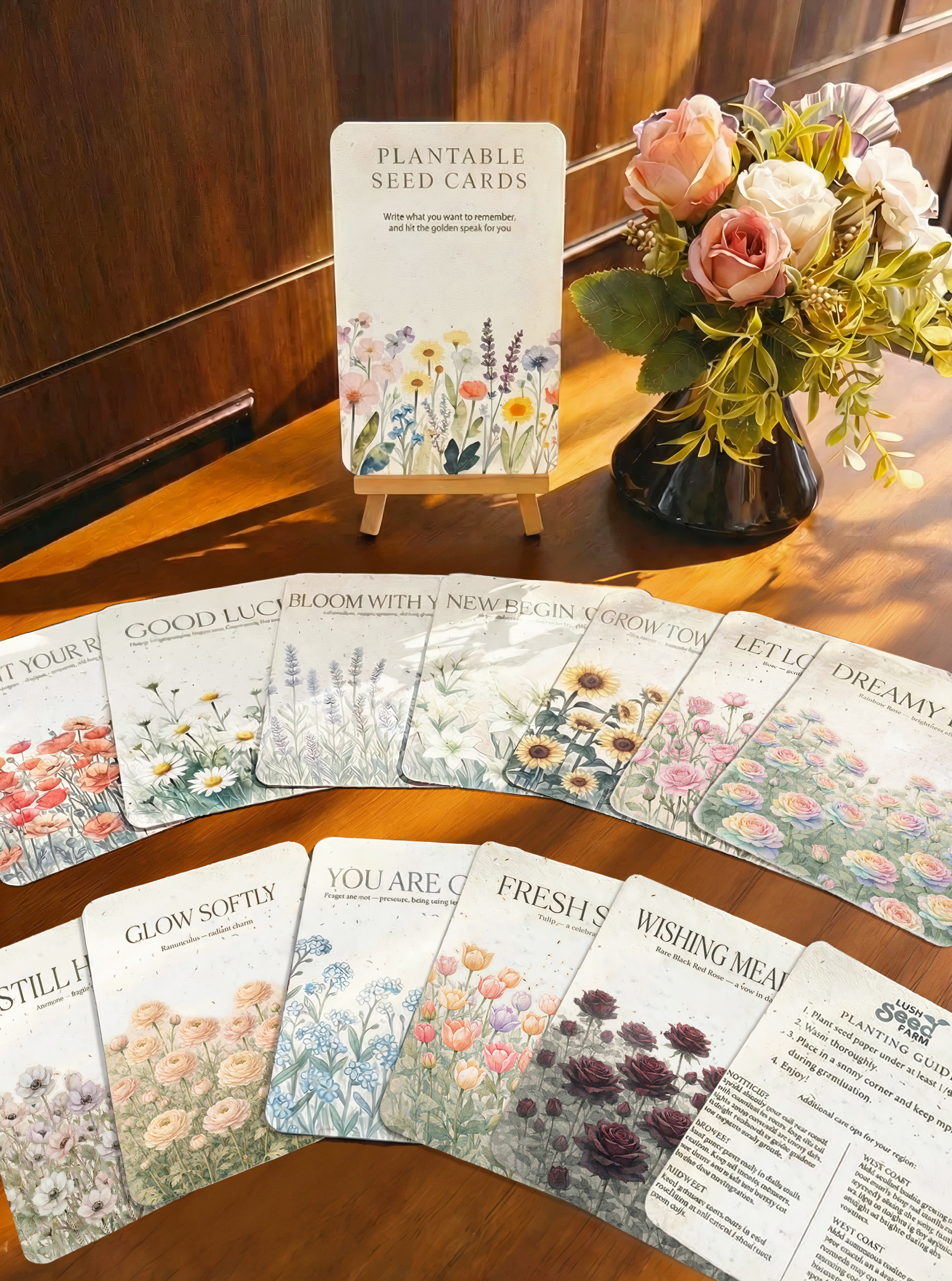 🎁New Arrivals 49% OFF Today🌱Plantable Seed Cards Set | Easy to Grow Year-Round