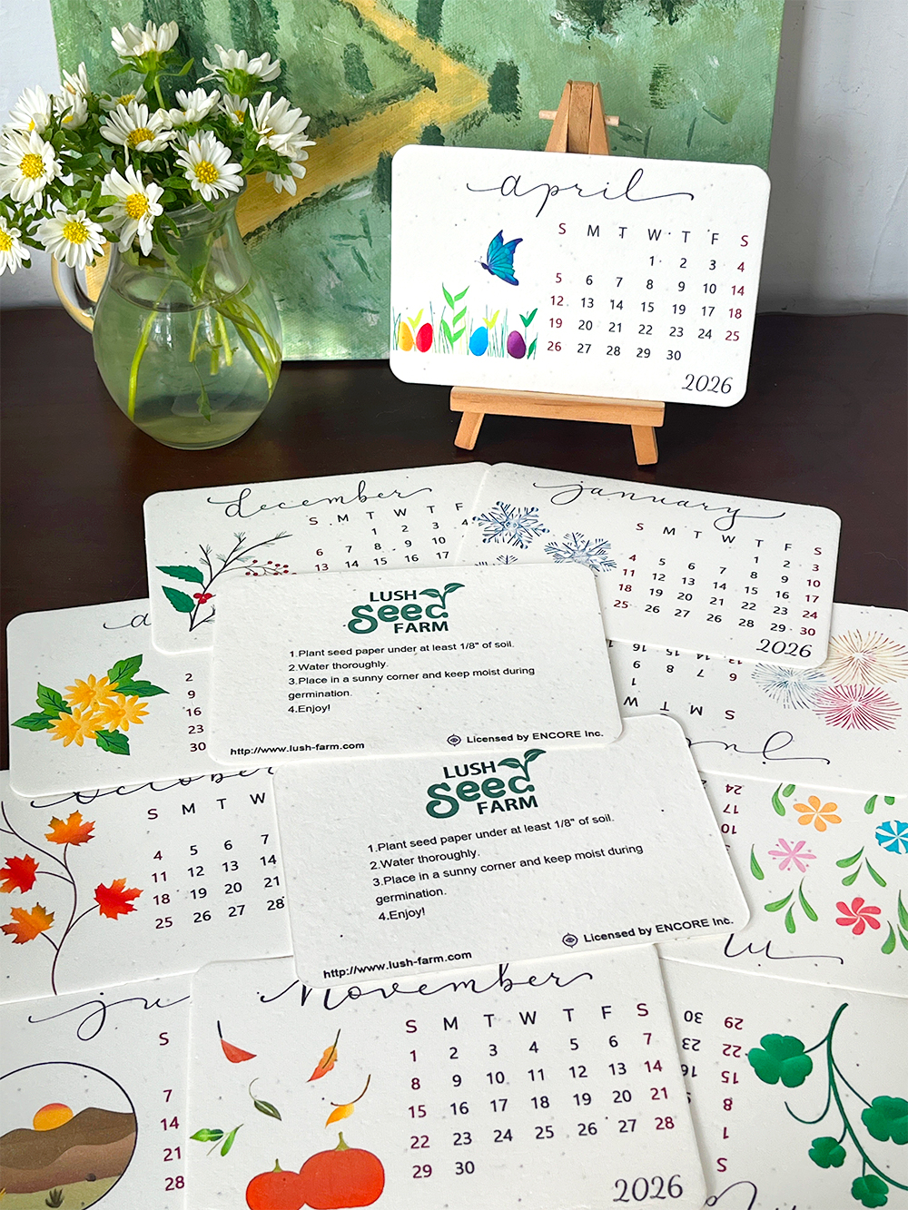 ✨New Arrivals 49% OFF Today🌱Eco-Friendly Plantable Seed Calendar 2026