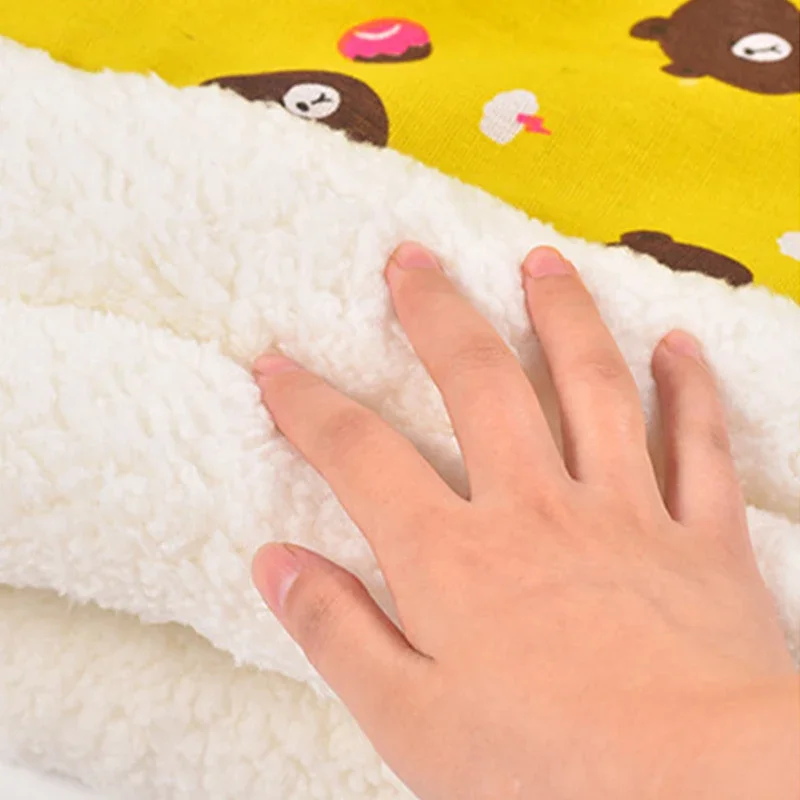 Soft fleece lining and durable outer layer