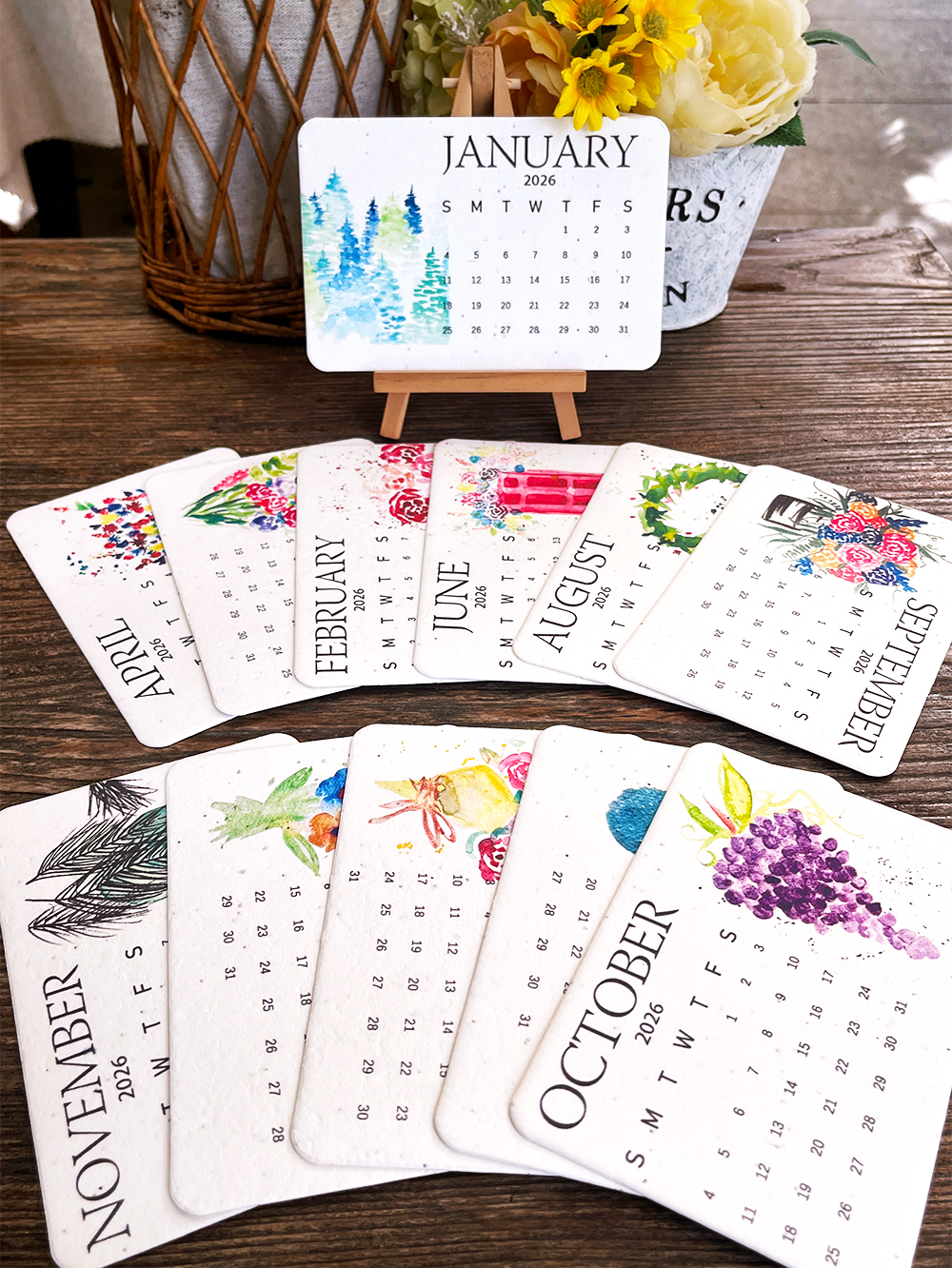 ✨New Arrivals 49% OFF Today🌱Eco-Friendly Plantable Seed Calendar 2026