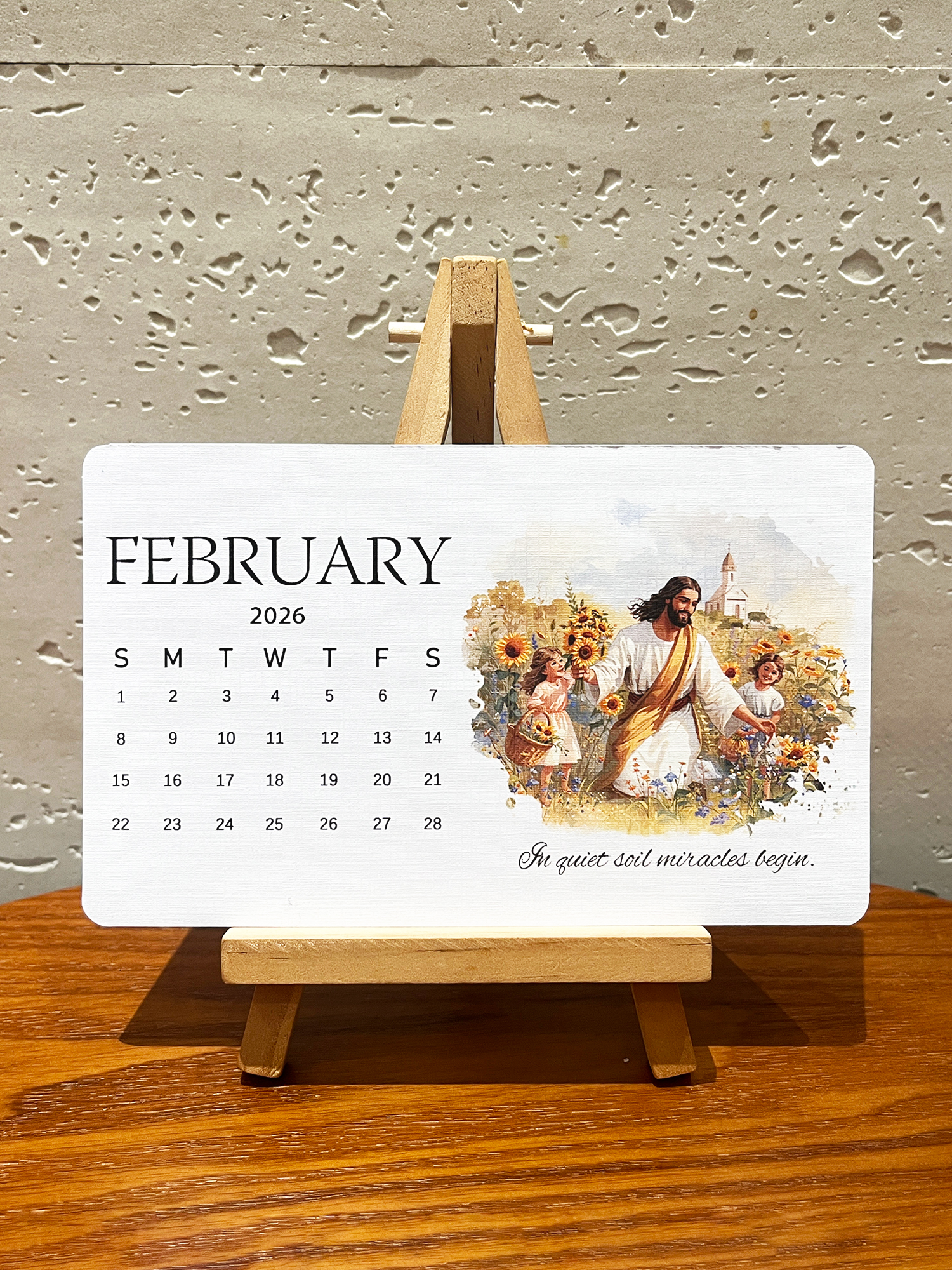 ✨Last Day 49% OFF ⏰ – 🌱Jesus-Inspired Plantable Seed Calendar 2026 – A Faithful Gift 🎁