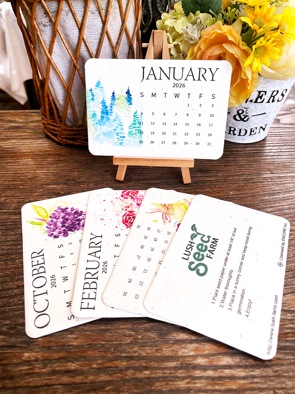 ✨New Arrivals 49% OFF Today🌱Eco-Friendly Plantable Seed Calendar 2026