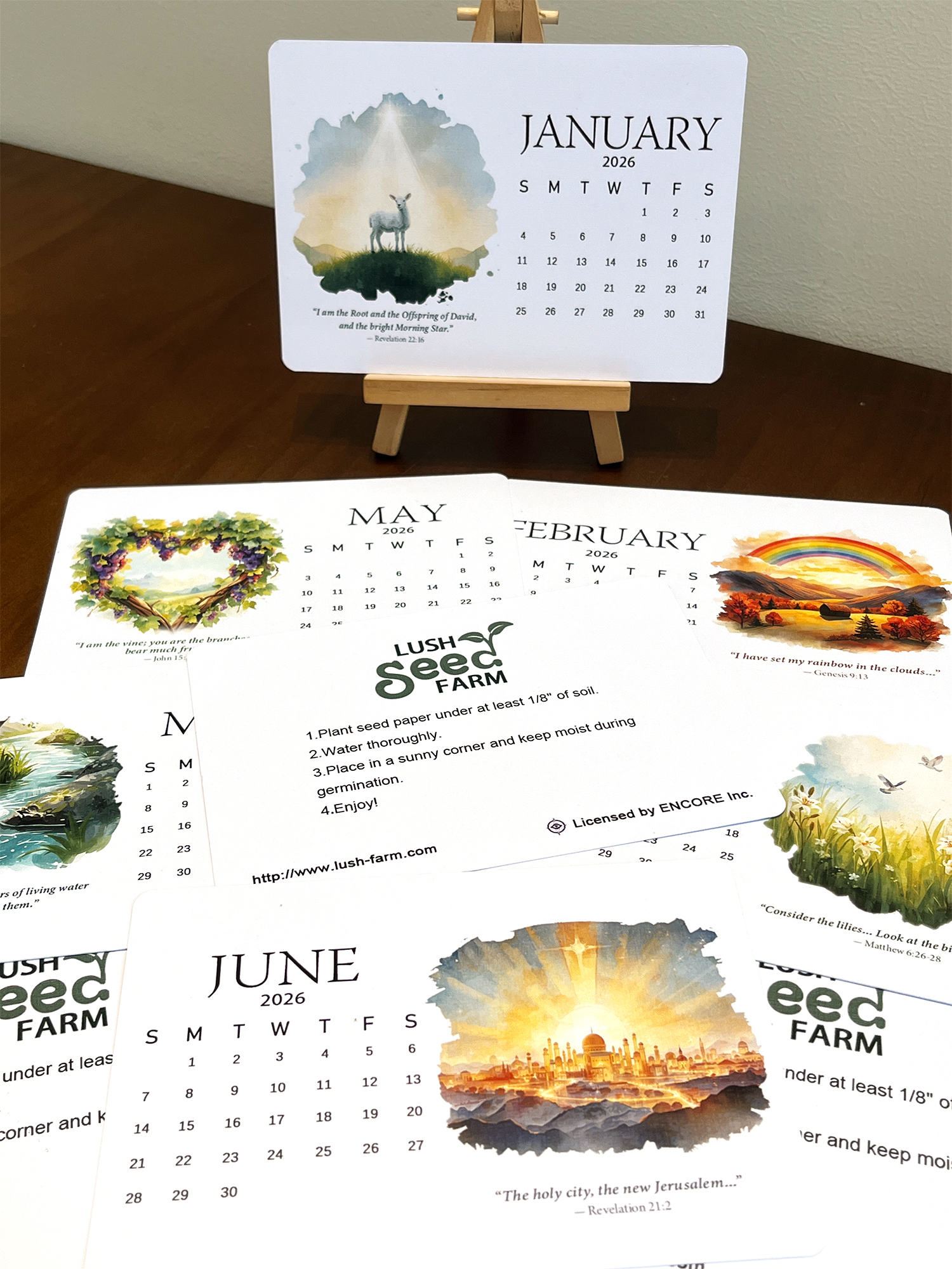 ✨Last Day 49% OFF ⏰ – 🌿Bible-Inspired Seed Calendar 2026 – Grow in Faith & Beauty 🌸
