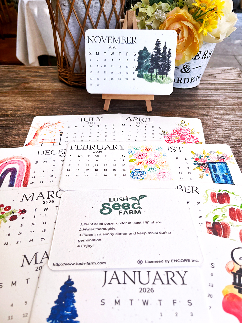 ✨New Arrivals 49% OFF Today🌱Eco-Friendly Plantable Seed Calendar 2026