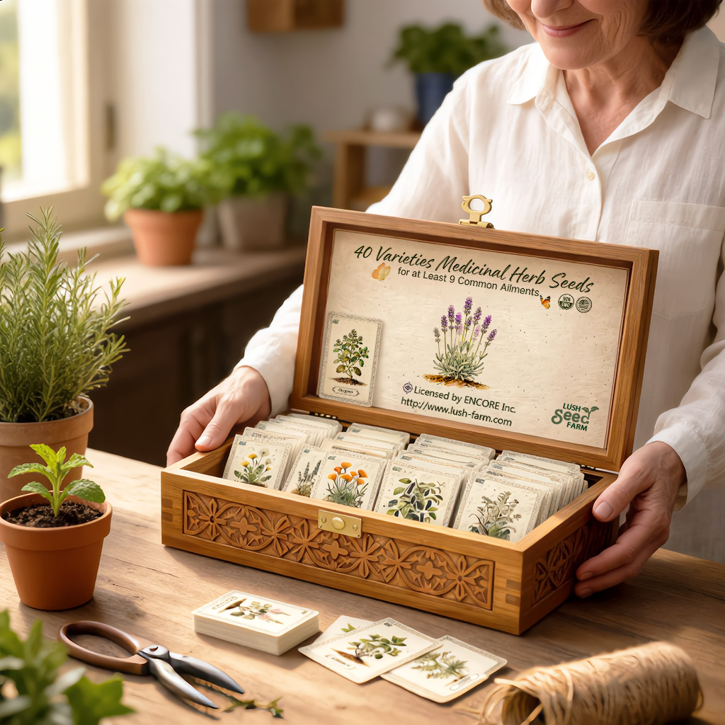 ✨【7 days germination】🌱The Ancestral Apothecary Plantable Herb Seed Cards