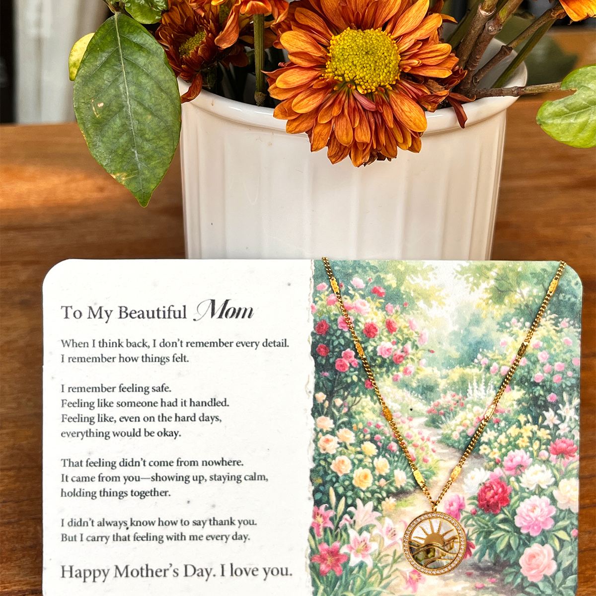 ✨Last Day 49% OFF ⏰ – The Plantable Letter Gift & Jewelry Set for Mom