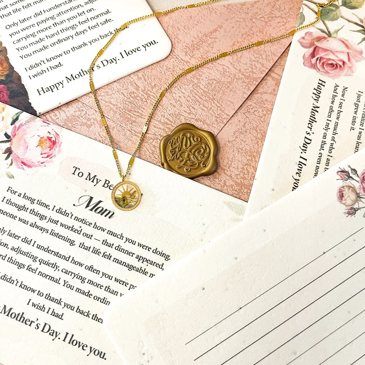 ✨Last Day 49% OFF ⏰ – The Plantable Letter Gift & Jewelry Set for Mom