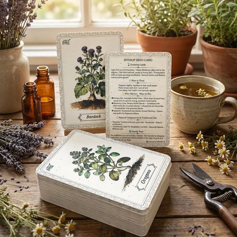 ✨New Arrivals 50% OFF🌱The Ancestral Apothecary Plantable Herbs Seed Cards