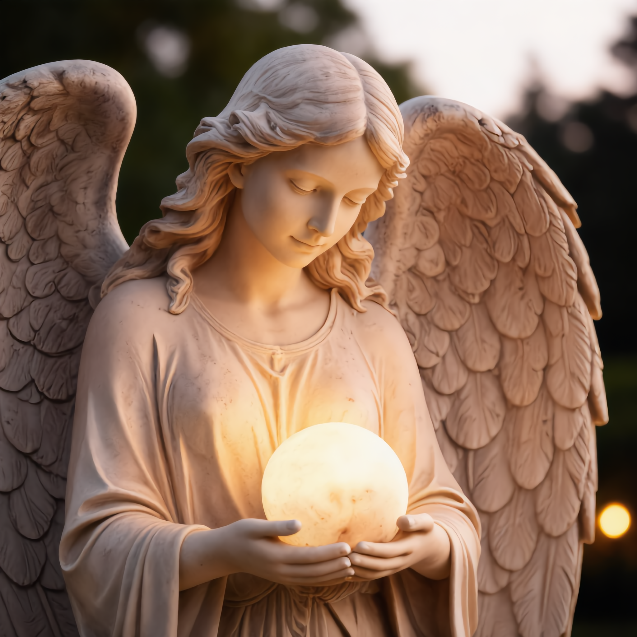 🎉Last Day 50% OFF👼Solar-Powered Angel Light