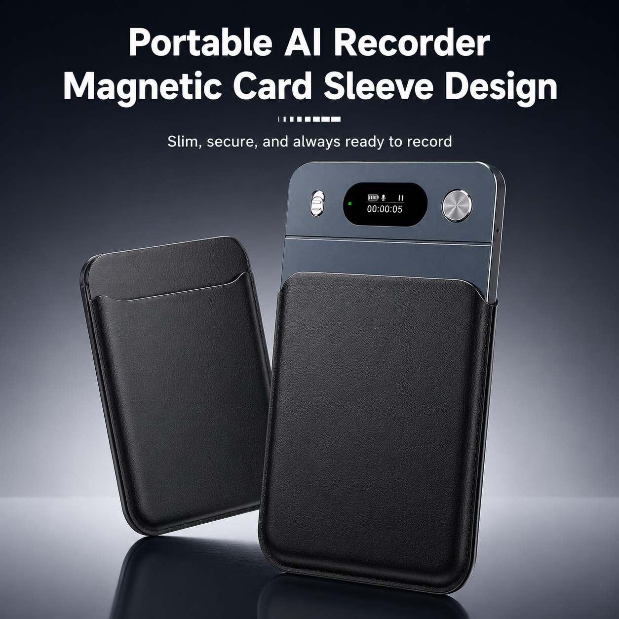 🔥 LAST DAY 50% OFF 🔥 Magnetic AI Voice Recorder Card – Transcription, Summaries & Mind Maps