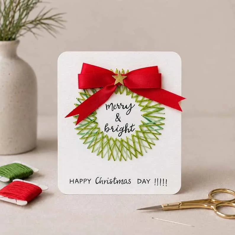 🎄 Last Day 50% OFF 🔥 - Merry & Bright Christmas DIY Kit ( 6 pcs )