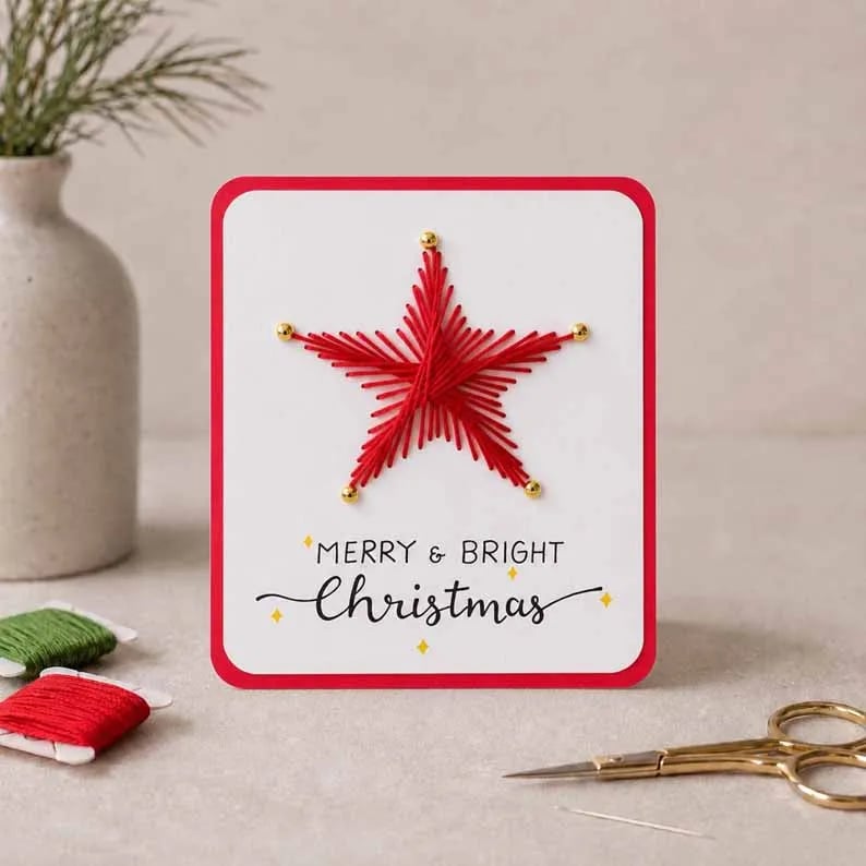 🎄 Last Day 50% OFF 🔥 - Merry & Bright Christmas DIY Kit ( 6 pcs )
