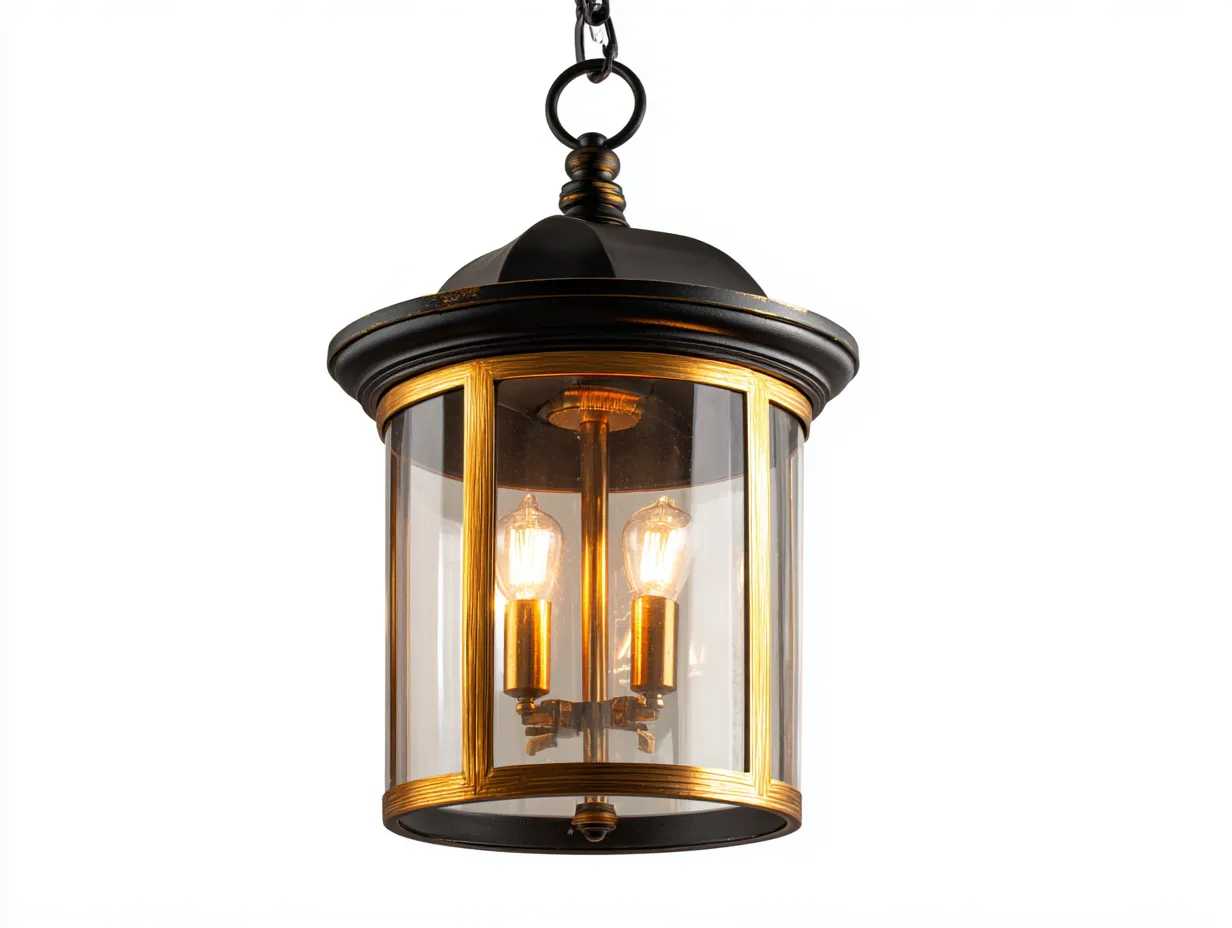 Außenpendelleuchte 80×15×18 cm – Schwarz Glas – moderne Beleuchtung für Außenbereiche-Tasailoft