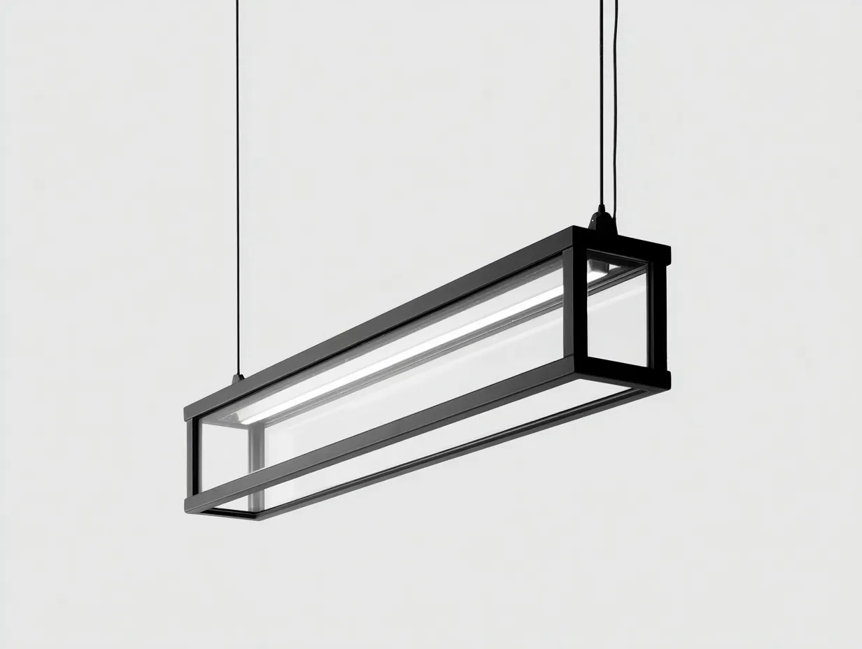 Außenpendelleuchte 30×30×55 cm Metall Glas Schwarz - klassische Hängeleuchte mit dekorativem Außenlicht-Tasailoft