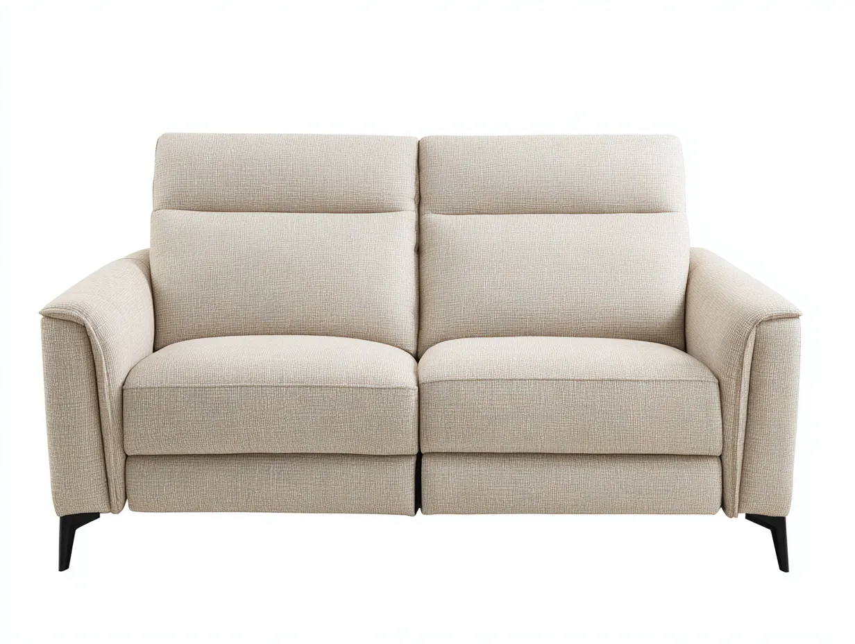 Wohnzimmer Sessel 150×85×90 cm – Stoff Beige – komfortables Sofaelement mit Relaxfunktion-Tasailoft