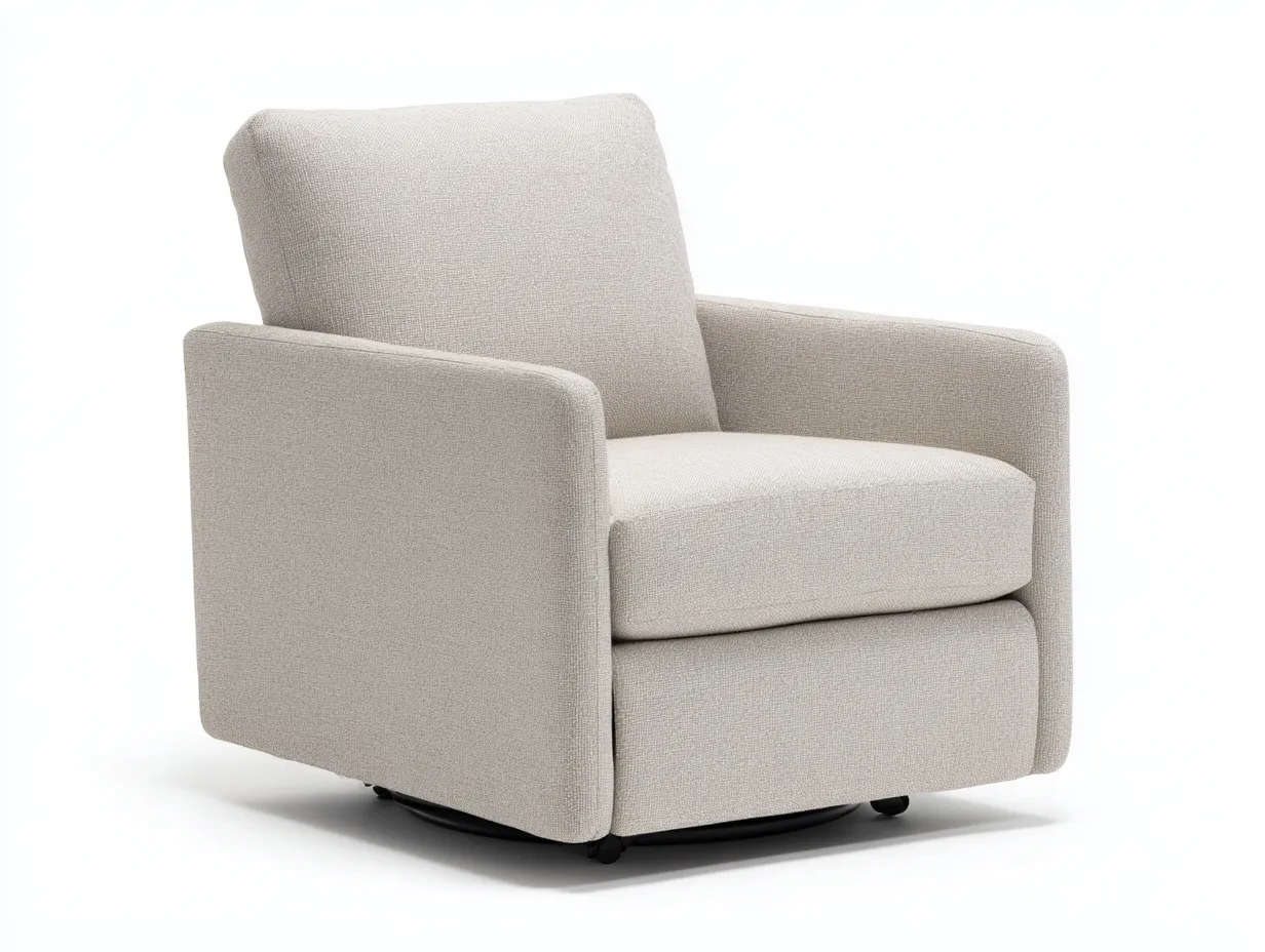 Sessel 86×86×98 cm Stoff Creme - eleganter Wohnzimmer Relaxsessel mit komfortabler Sitzfläche-Tasailoft