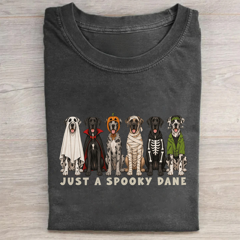 Just A Spooky Great Dane Halloween T-shirt