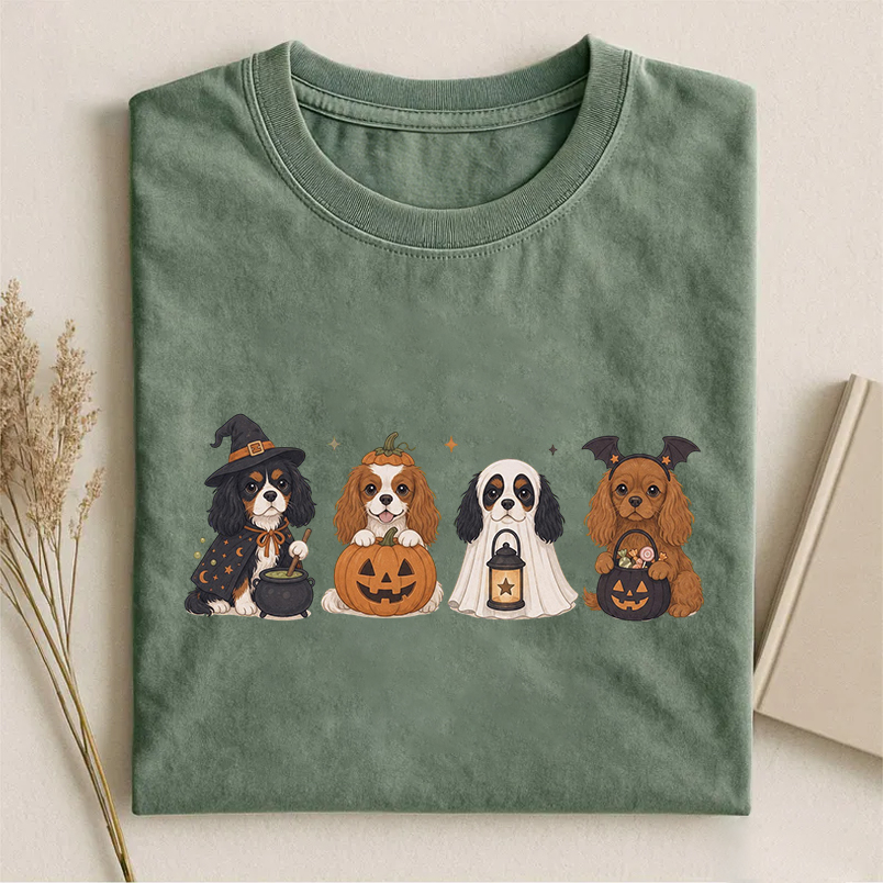 Cute Cavalier King Halloween T-shirt