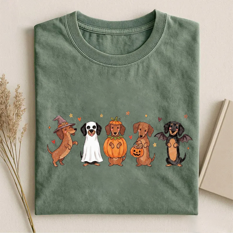 Cute Halloween Dachshund T-shirt