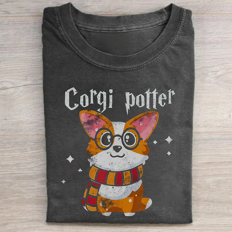 Funny Corgi Potter T-shirt