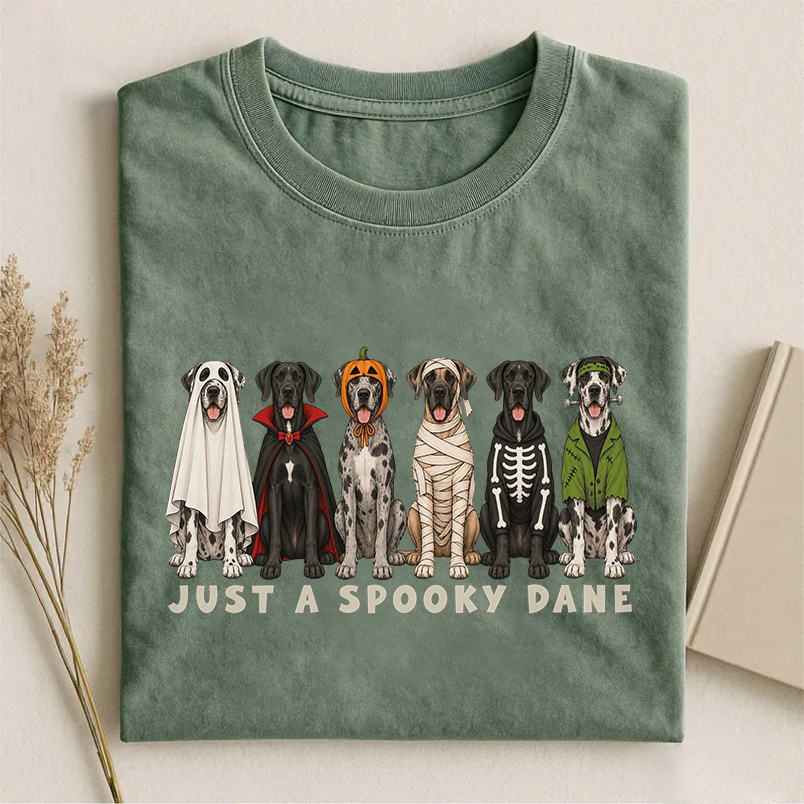 Just A Spooky Great Dane Halloween T-shirt