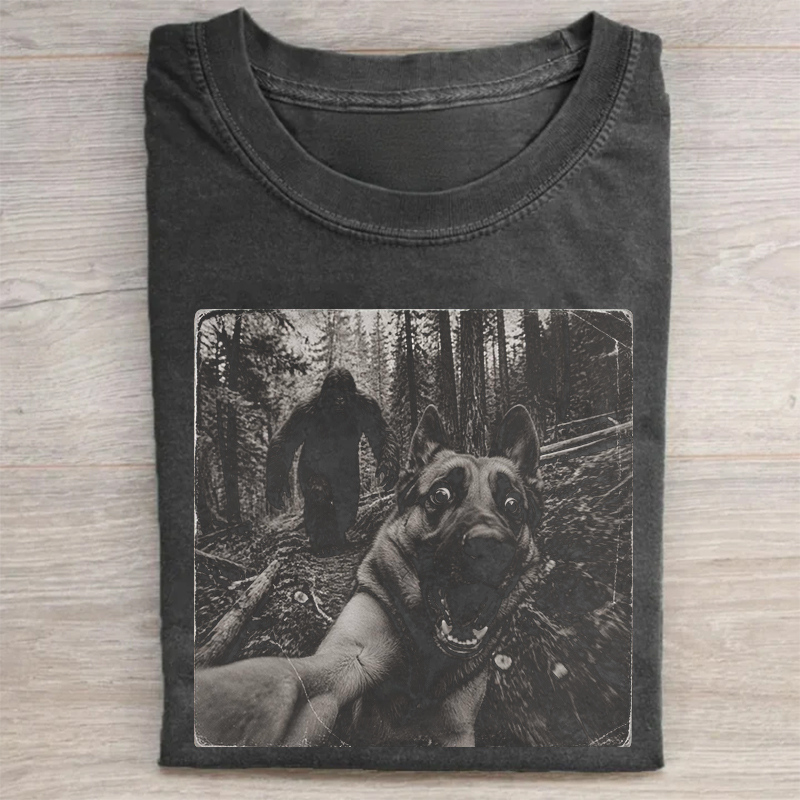 Bigfoot German Shepherd T-Shirt