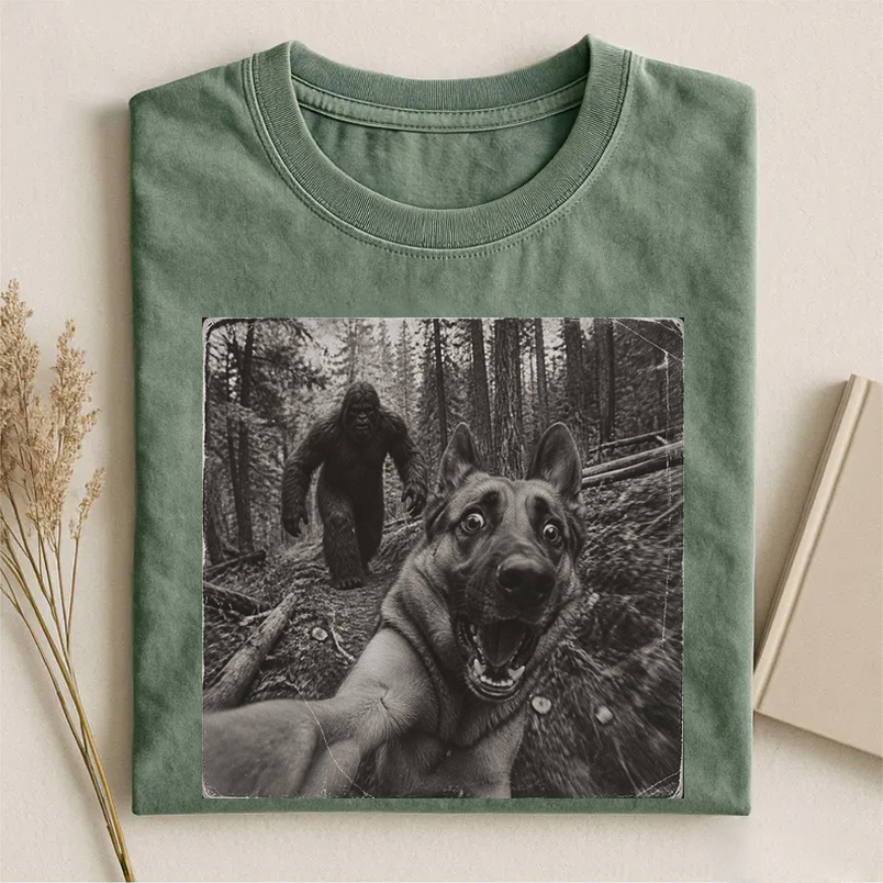 Bigfoot German Shepherd T-Shirt