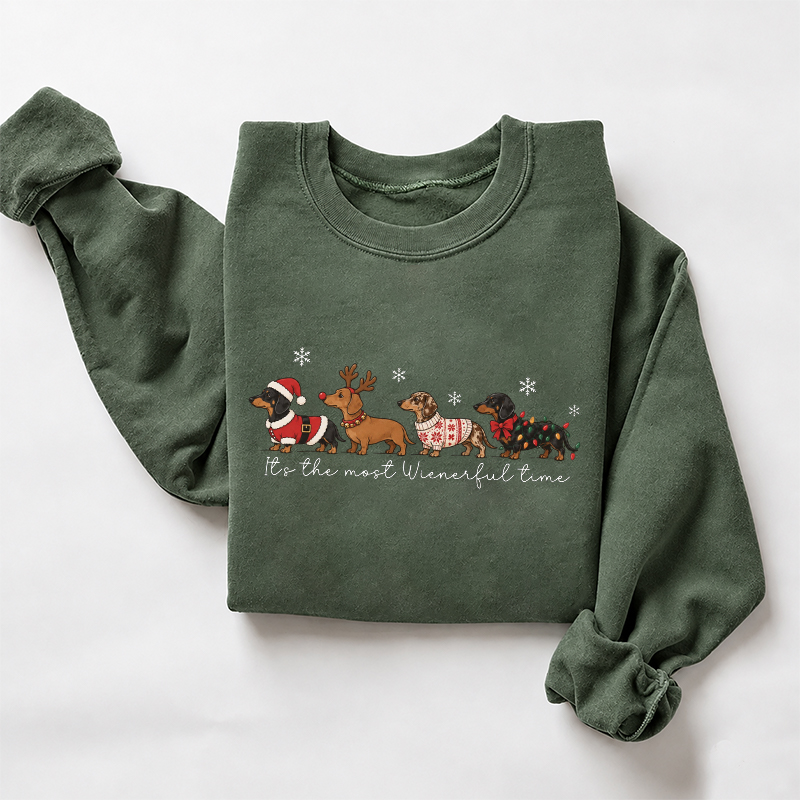 Christmas Dachshund Dog Sweatshirt