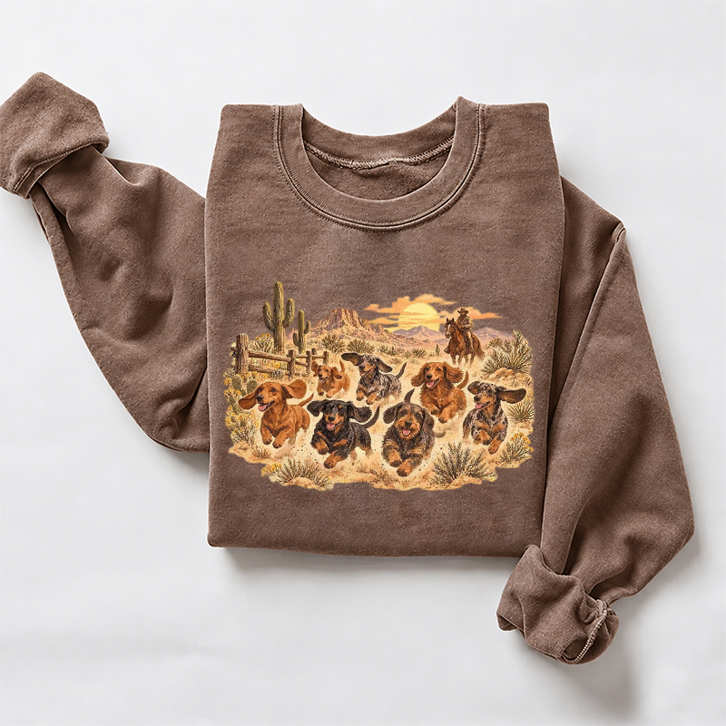 Dachshund Cowboy Sweatshirt