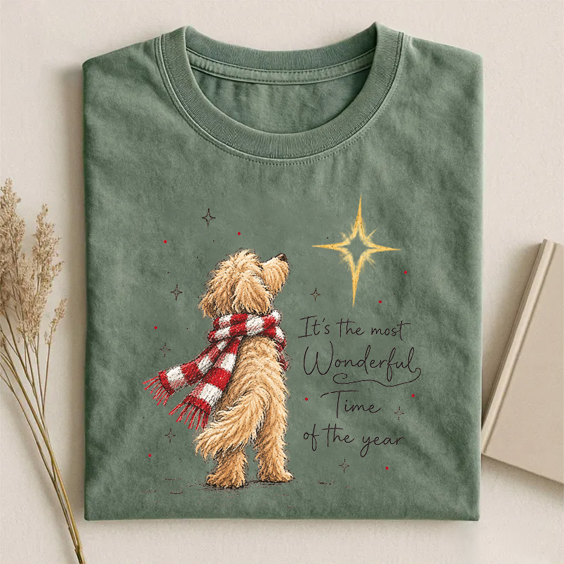 Goldendoodle Christmas T-shirt