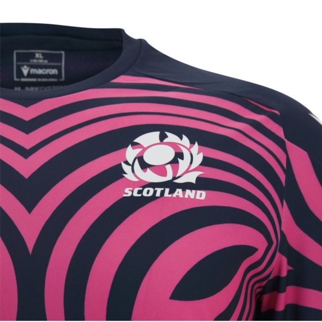 2026-2027 Scotland Rugby Warm Up Shirt (Pink) - view 3
