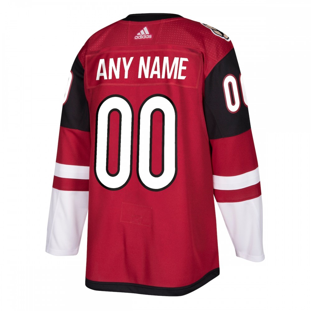 Arizona Coyotes Athletic Fit Custom Jersey Maroon - view 3