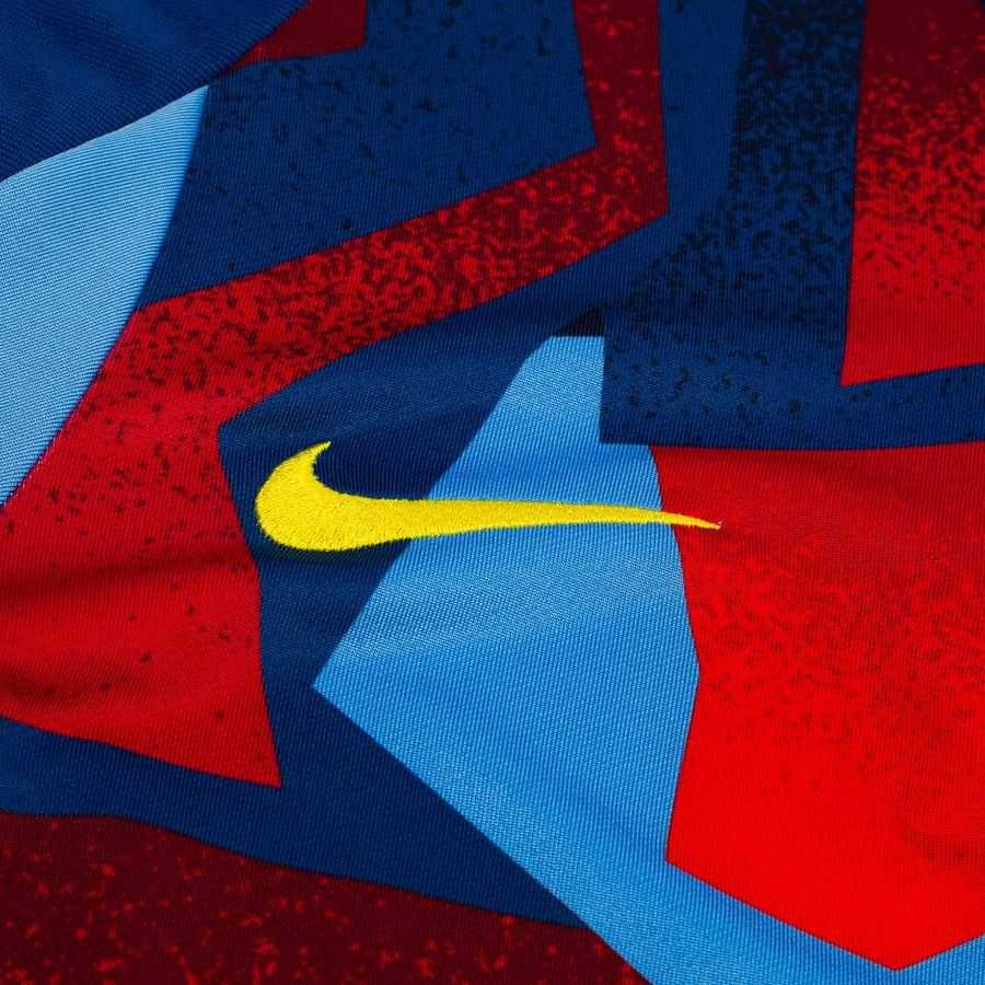 Barcelona Training Shirt Strike Drill Pre Match 4th University Blue/Opti Yellow - view 3