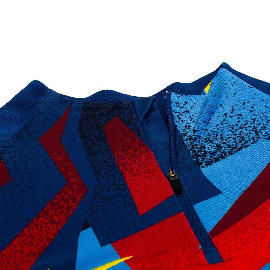 Barcelona Training Shirt Strike Drill Pre Match 4th University Blue/Opti Yellow - view 5