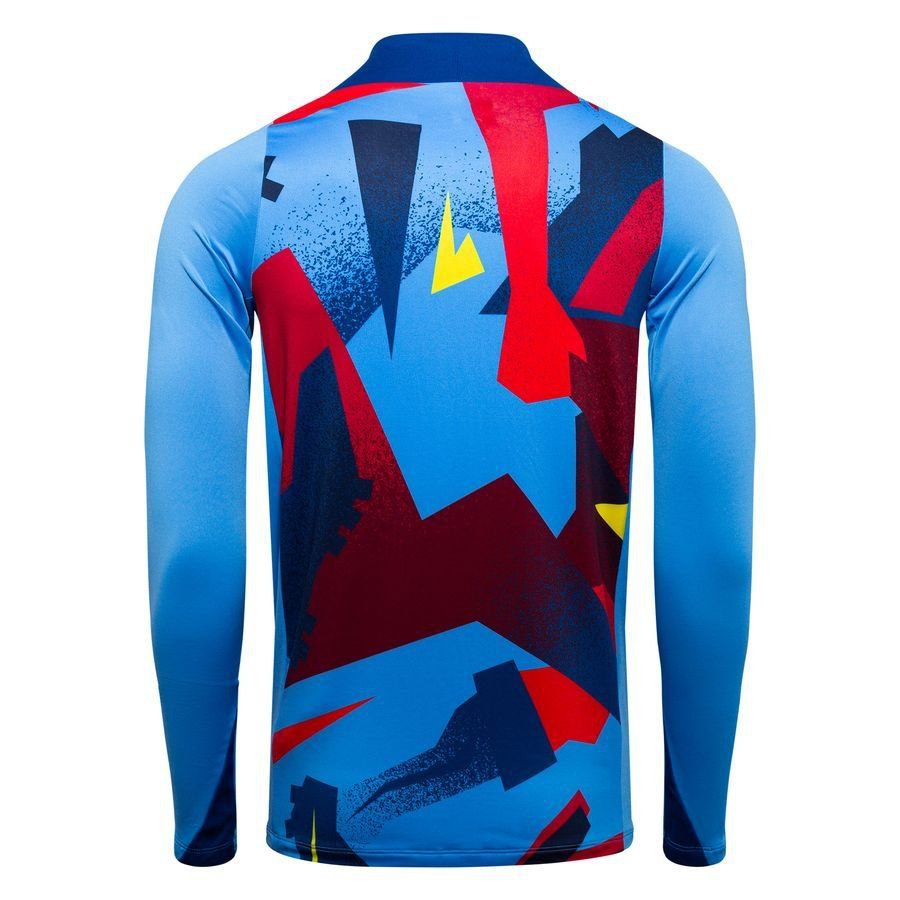 Barcelona Training Shirt Strike Drill Pre Match 4th University Blue/Opti Yellow - view 7