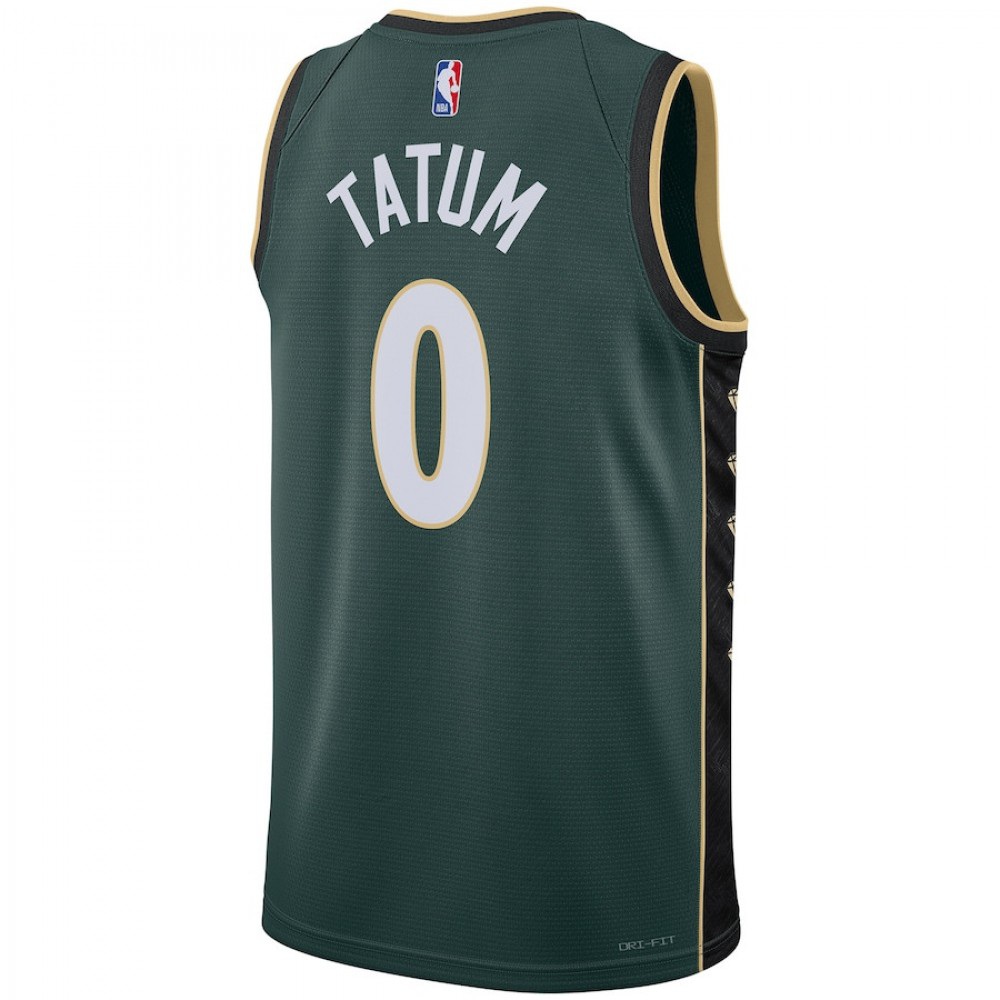 Jayson Tatum Boston Celtics Unisex 2022/23 Swingman Jersey City Edition Kelly Green - view 3