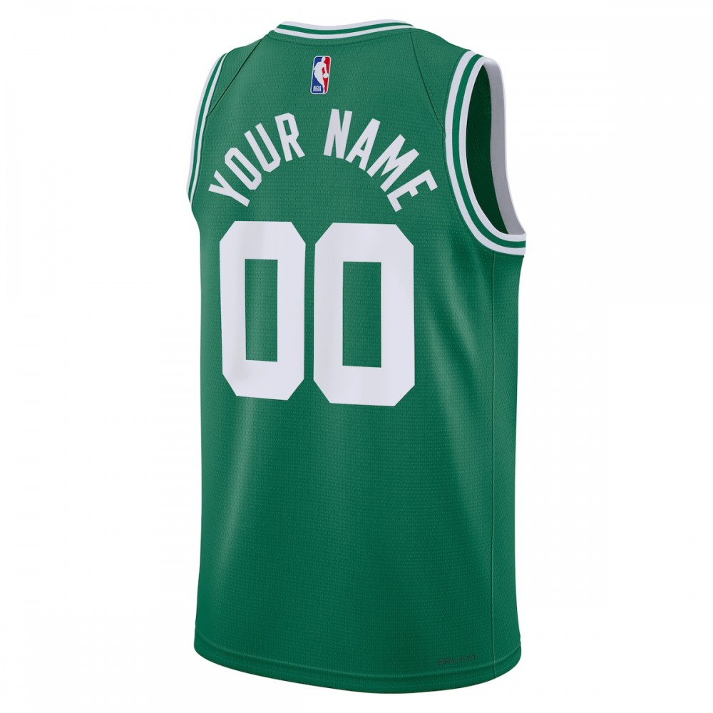 Boston Celtics Unisex 2022/23 Swingman Custom Jersey Kelly Green Icon Edition - view 3