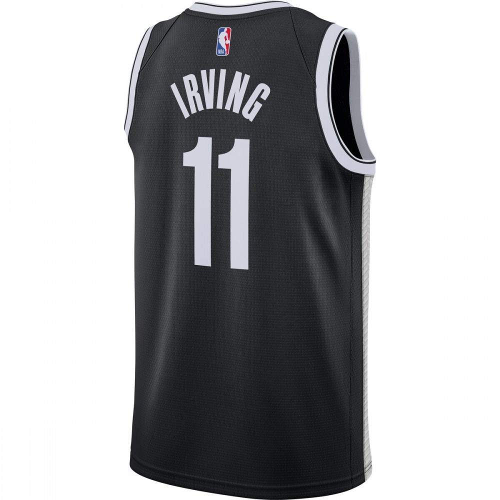 Kyrie Irving Brooklyn Nets 2020/21 Swingman Jersey Black Icon Edition - view 3