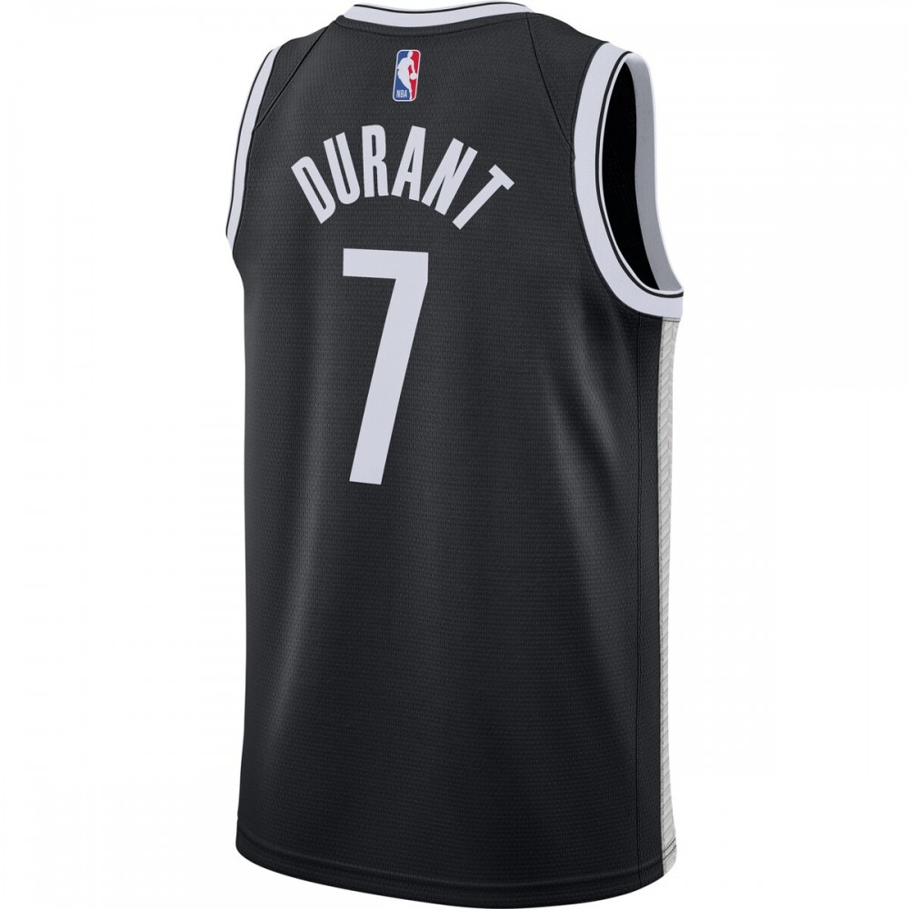 Kevin Durant Brooklyn Nets 2020/21 Swingman Jersey Black Icon Edition - view 3