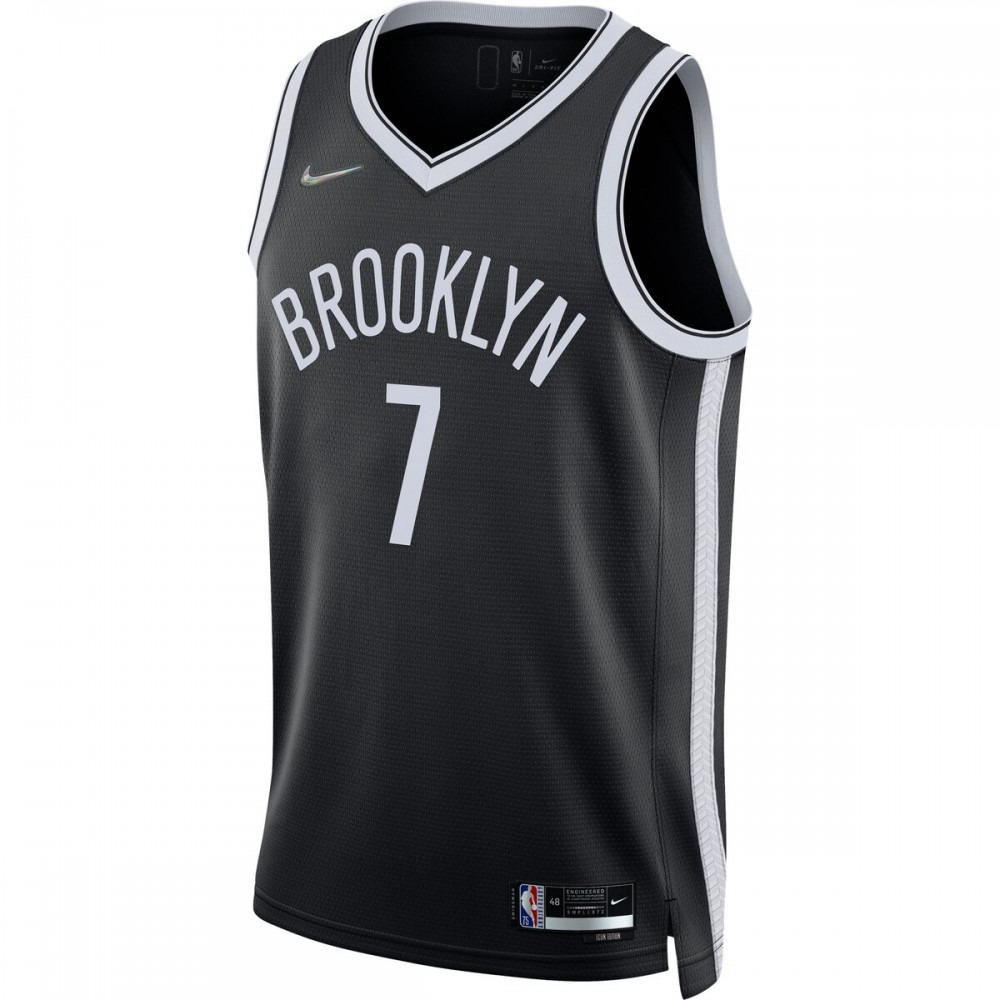 Kevin Durant Brooklyn Nets 2021/22 Diamond Swingman Jersey Icon Edition Black - view 2