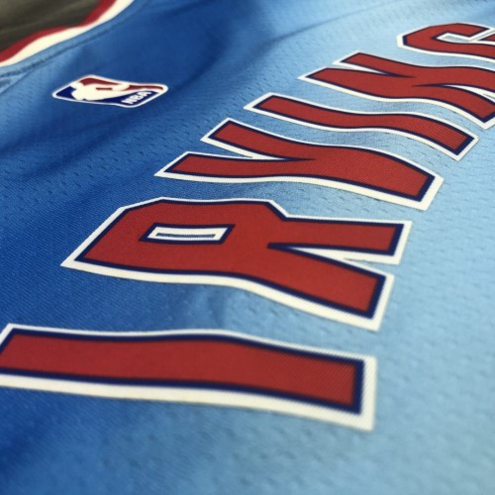 Men's Brooklyn Nets Kyrie Irving #11 Blue 2020/21 Swingman Jersey Classic Edition - view 6