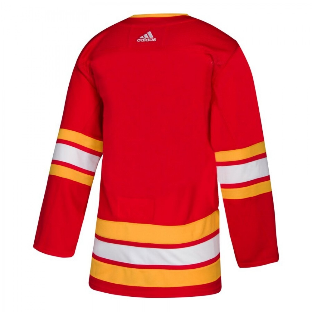 Men's Calgary Flames Red Alternate Athletic Fit Jersey - view 3